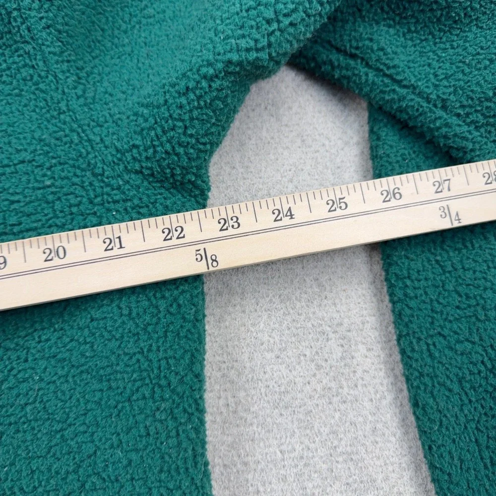 The North Face Jacket Men Large Green Blue Fleece Full Zip Hiking Outdoor Adult